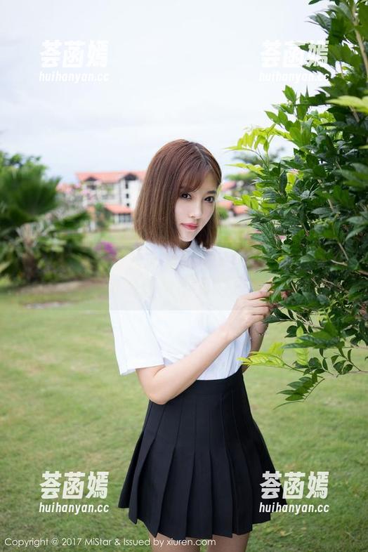 MiStar魅妍社 - 陈雅漫VICKY的清纯私房图包：你绝对想不到的方式展现美！