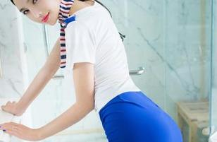 推女郎 – Yu佳妮再发力！水手服写真更新，水手只会沉迷于航海，而我只想沉迷于她！